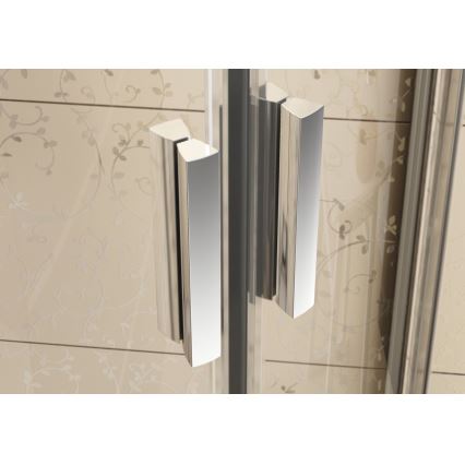 Ravak 3B240C00Z1B - Четириделна четвърткръгла душ кабина BLIX 80 x 80 см, лъскав хром