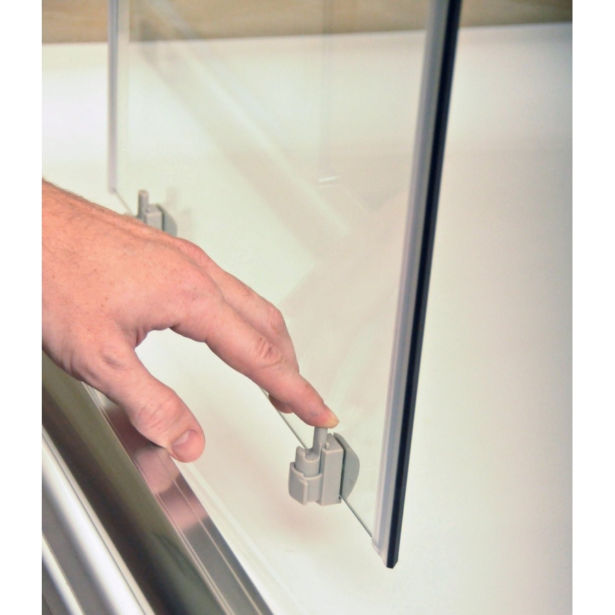 Ravak 3B270100Z1 - Четириделна четвърткръгла душ кабина BLIX 90x90 cm бяла