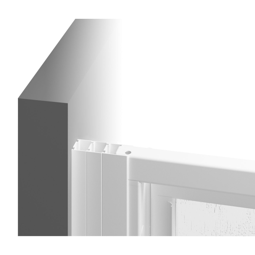 Ravak 940701R211 - Фиксиран параван за душ SUPERNOVA 90x198 см бял