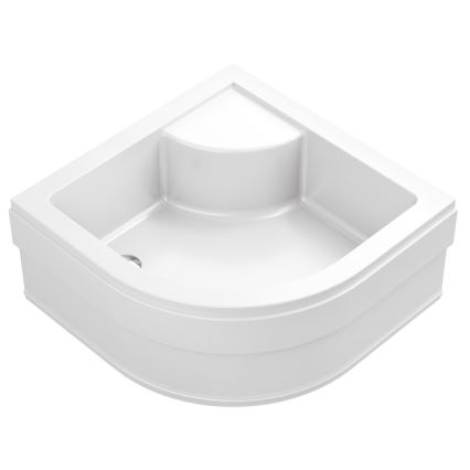 Ravak A217001020 - Четвърткръгла ваничка за душ SABINA 90x90 см бяла