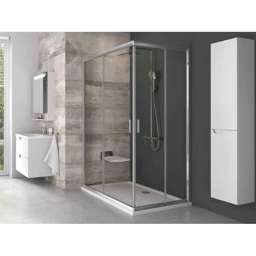 Ravak B8F0000060 - Сгъваемо душово седалце OVO черно