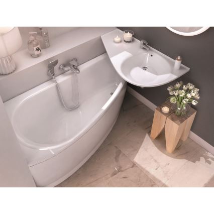 Ravak CQ01000000 - Ъглова вана AVOCADO 160x75 см акрил/бяла