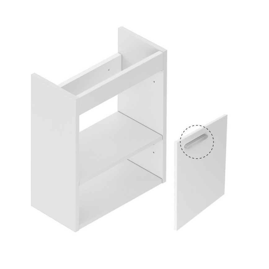 Ravak X000000538 - Шкаф за баня под мивка CHROME 40x50 см бял