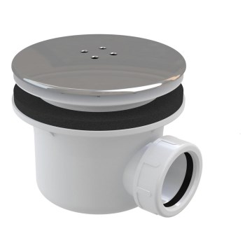 Ravak X01314 - Висококачествен сифон за душ-ваничка с диаметър 11,6 см, полирано хромиране