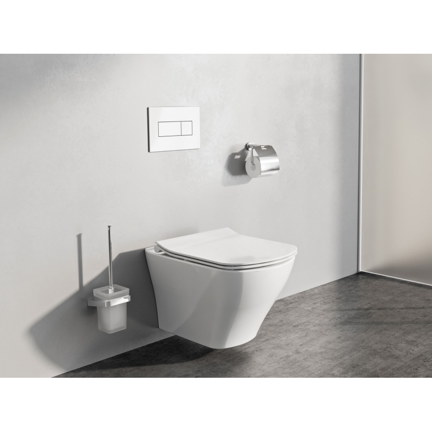 Ravak X01457 - Бутон за промиване UNI 24,7x16,5 см бял