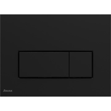 Ravak X01744 - Бутон за смиване UNI SLIM 24,7x16,5 cm черен