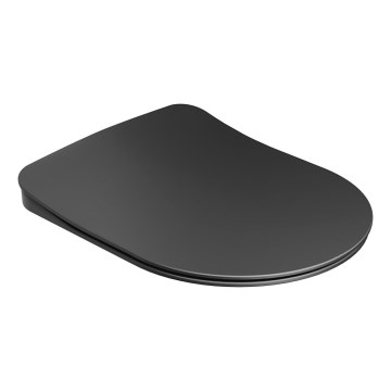 Ravak X01795 - Тоалетна седалка SoftClose CHROME черна