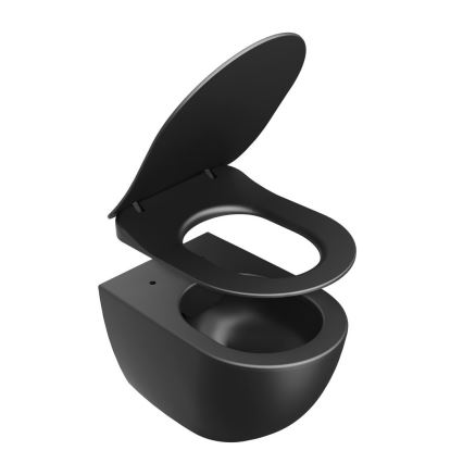 Ravak X01795 - Тоалетна седалка SoftClose CHROME черна