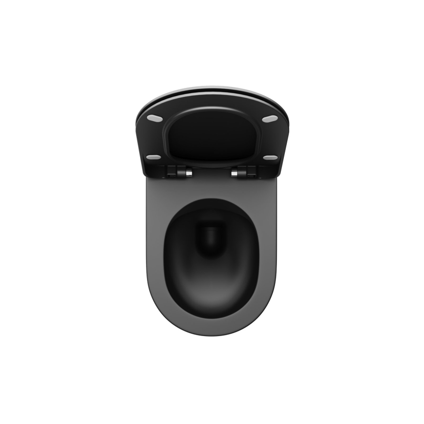 Ravak X01795 - Тоалетна седалка SoftClose CHROME черна