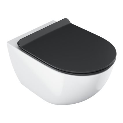 Ravak X01862 - Тоалетна седалка VITA SLIM с функция SoftClose, черна