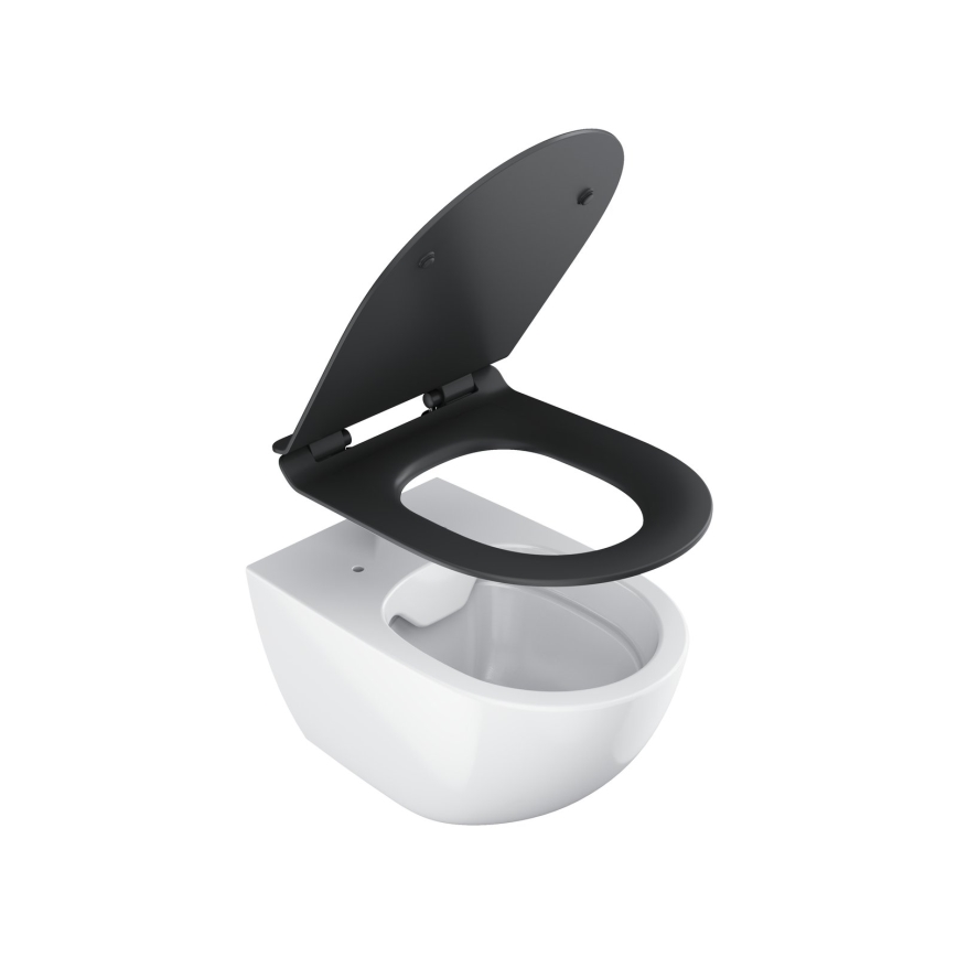 Ravak X01862 - Тоалетна седалка VITA SLIM с функция SoftClose, черна