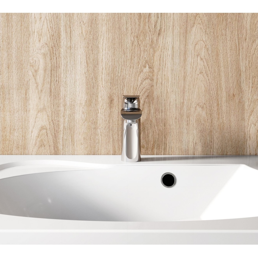 Ravak X070118 - Смесител за умивалник FLAT 15,1 см, лъскав хром
