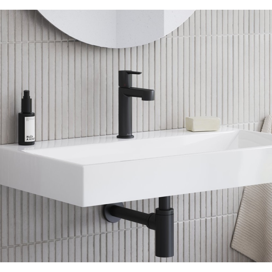 Ravak X070181 - Смесител за мивка PURI 19,1 см черен