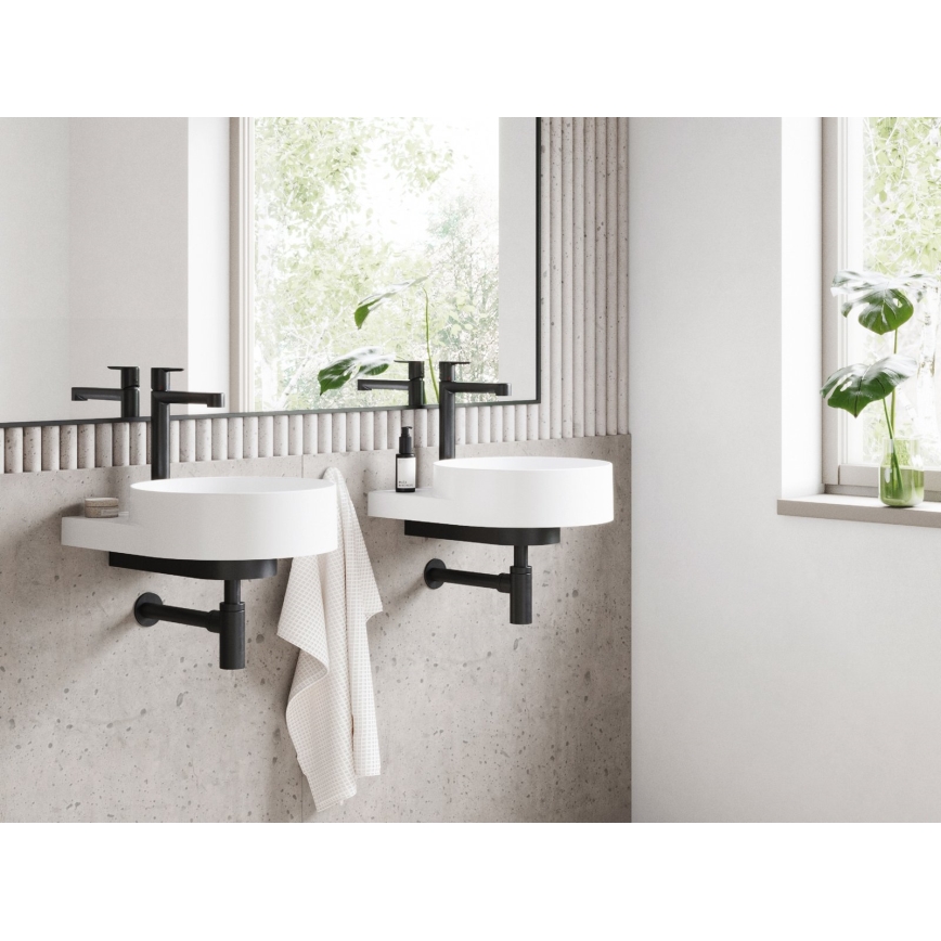 Ravak X070182 - Смесител за мивка PURI 32,2 см, черен