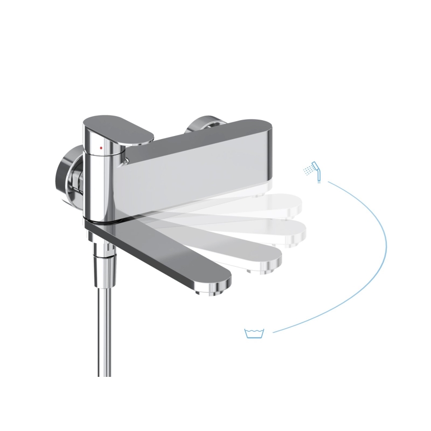 Ravak X070451 - Смесител за вана CHROME лъскав хром