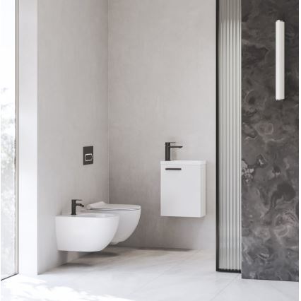 Ravak X070458 - смесител за умивалник CHROME 17,7 см черен