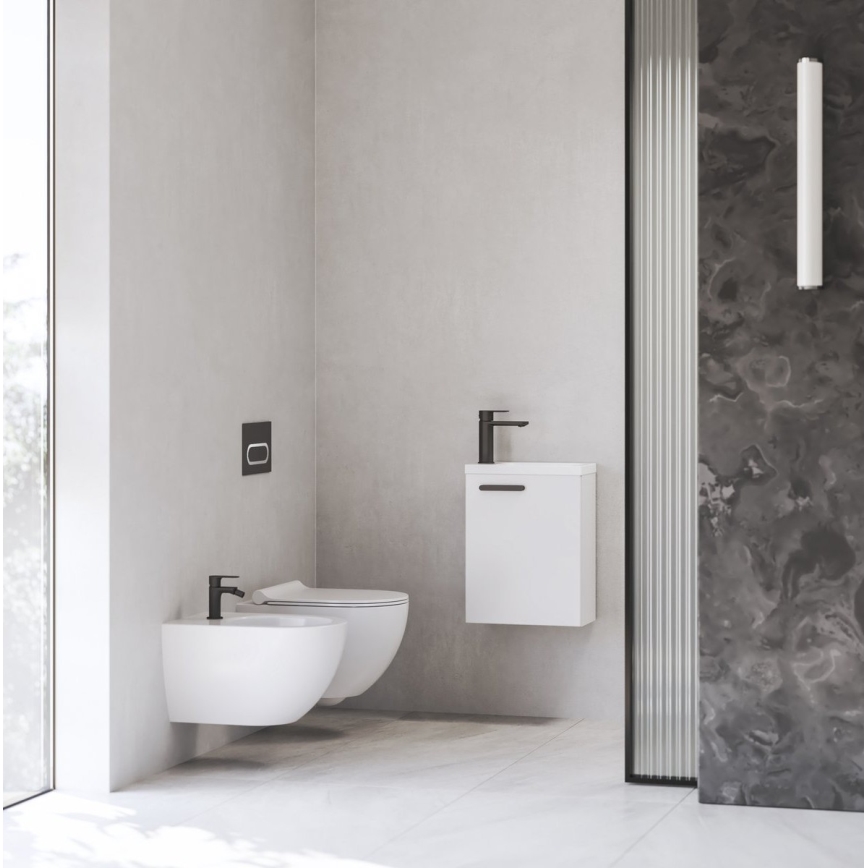 Ravak X070460 - Смесител за мивка CHROME 17,7 см, черен