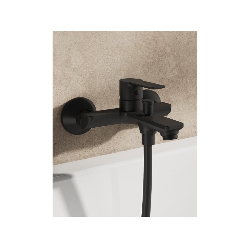 Ravak X070491 - Смесител за вана SOLAR черен