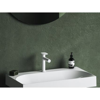 Ravak X070565 - Смесител за умивалник SPRING 18,9 cm бял