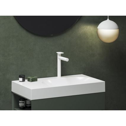Ravak X070566 - Смесител за умивалник SPRING 25,4 см бял