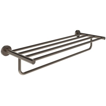 Ravak X07P1331 - Стенна закачалка за кърпи KONA 60 см четкан графит