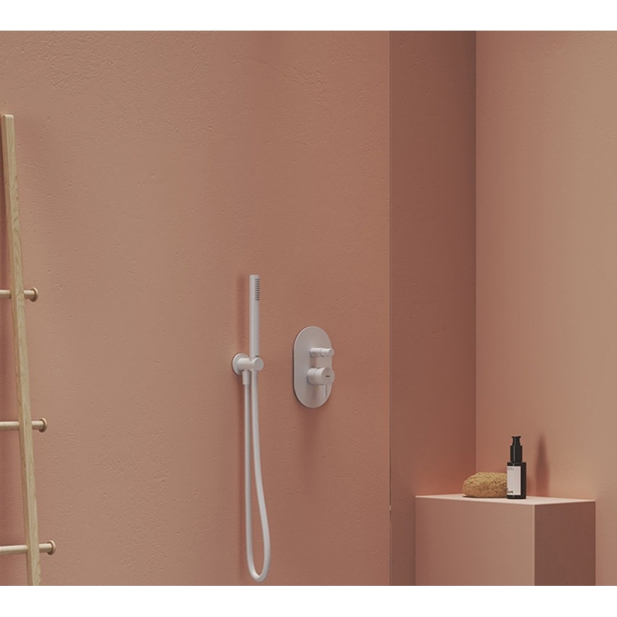 Ravak X07P682 - ръчен душ, матово бял