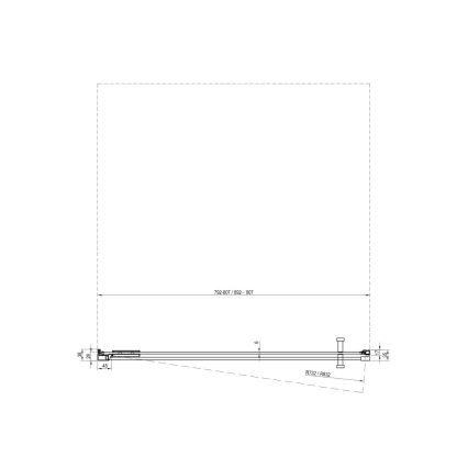 Ravak X0VV40A00Z1 - Душови врати COOL 80x195 cm лъскав хром
