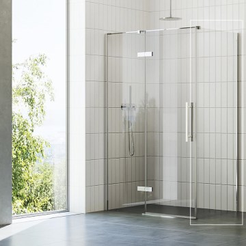 Ravak X9VV70A00Z1 - Фиксирана душ стена COOL 90x195 cm полирано хромово покритие