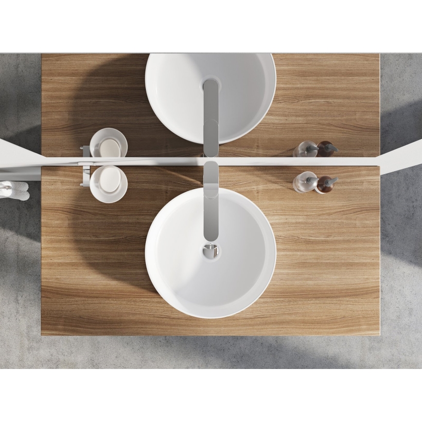 Ravak XJX01140001 - Мивка за плот UNI Ø 40 см керамика/бяла