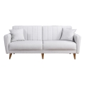 Разтегателен двуместен диван KITO в кремав цвят