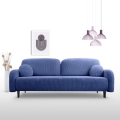 Разтегателен тапициран триместен диван CLOUDY, син