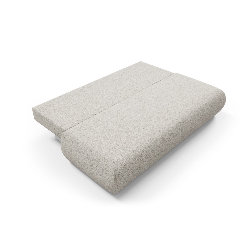 Разтегателен триместен диван PRATO с място за съхранение, бежов