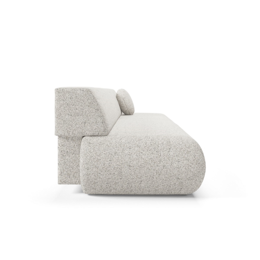 Разтегателен триместен диван PRATO с място за съхранение, бежов