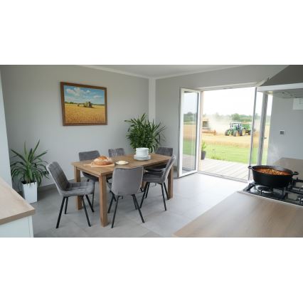 Разтегателна трапезна маса LIAM дъб