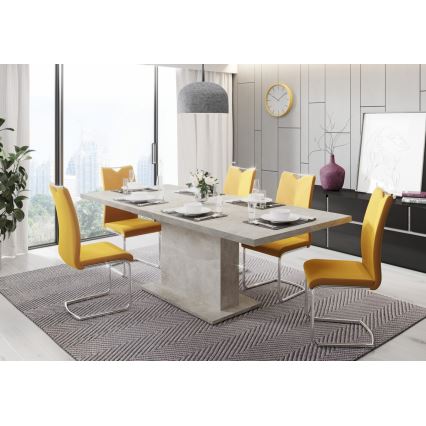 Разтегателна трапезна маса STRAP бетоновосива