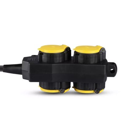 Разклонител 4Z SCHUKO 3m IP44