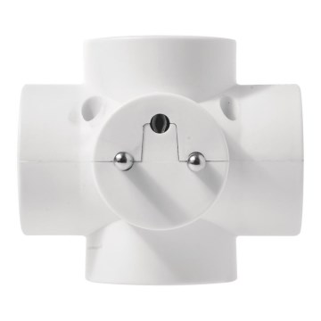 Разклонител 4×10A/250V кръгъл