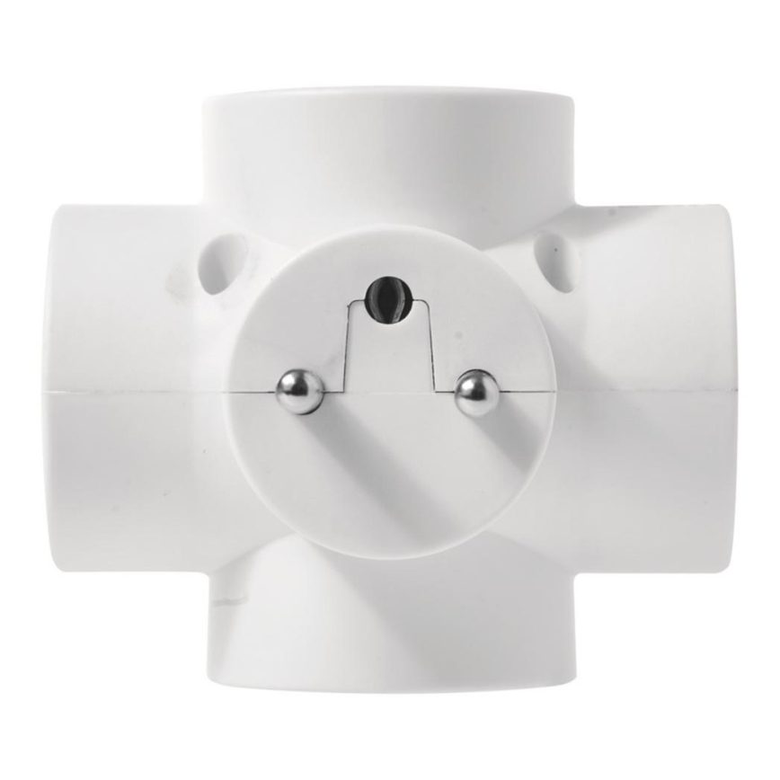 Разклонител 4×10A/250V кръгъл
