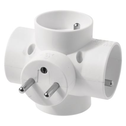 Разклонител 4×10A/250V кръгъл