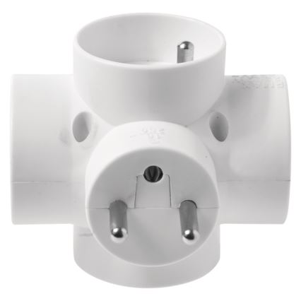 Разклонител 4×10A/250V кръгъл
