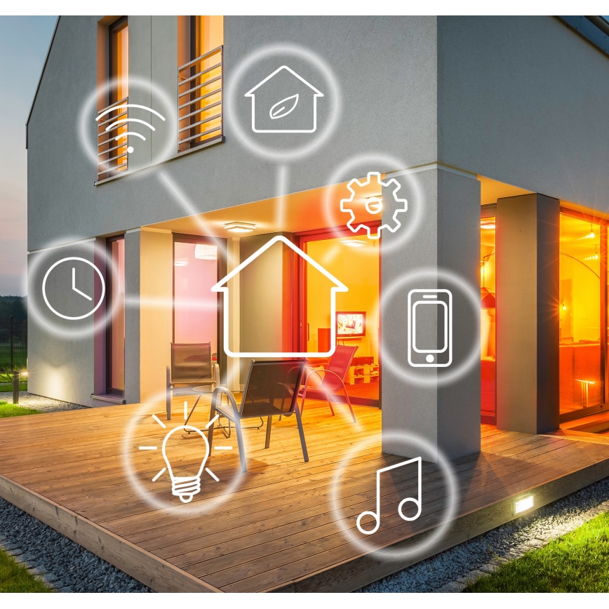 Разклонител с превключвател 1,8 m + 4xUSB/Wi-Fi Tuya SCHUKO