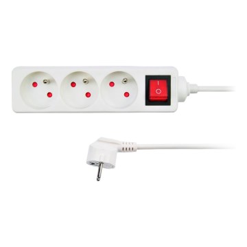 Разклонител с ключ 1.5м