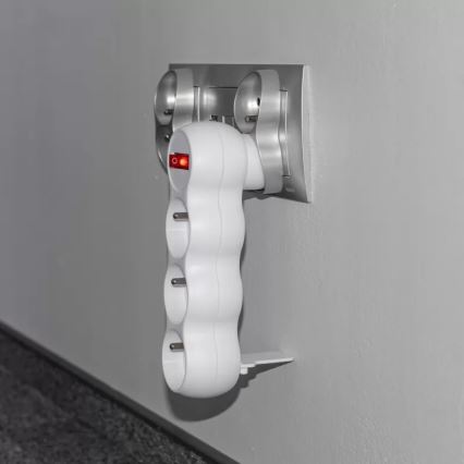 Разклонител с ключ, 3 гнезда