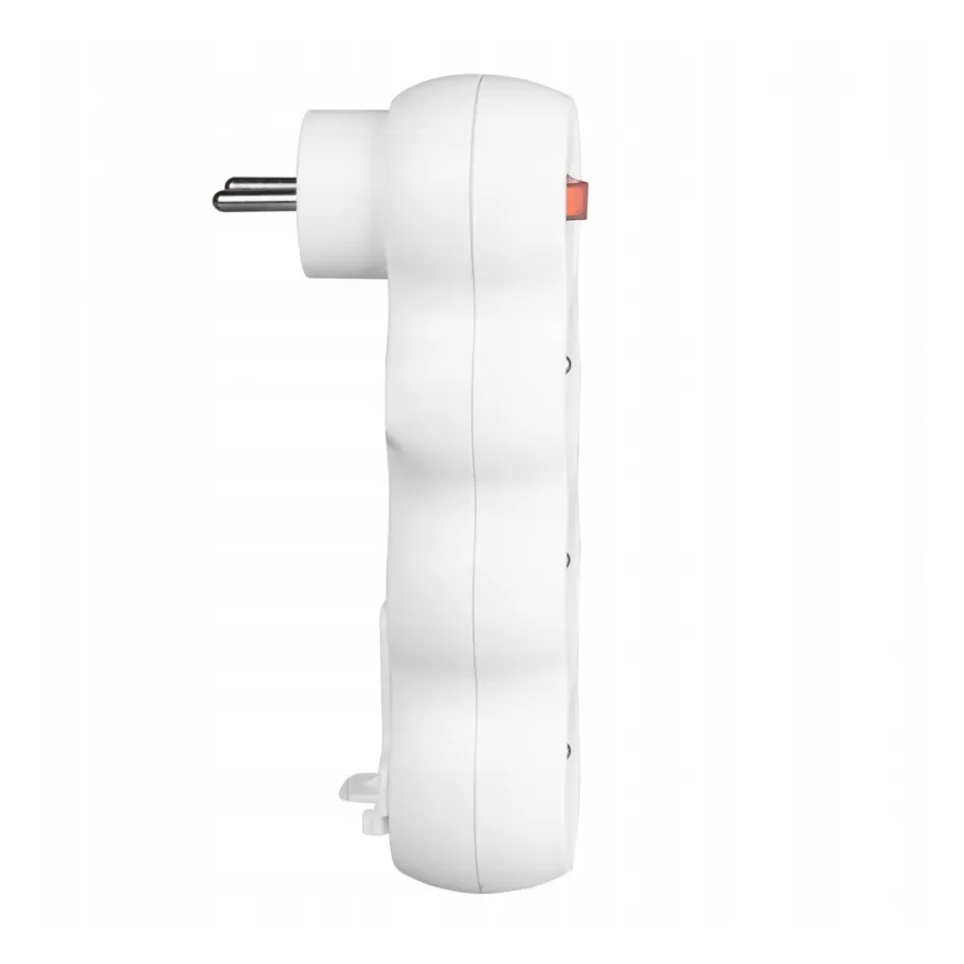 Разклонител с ключ, 3 гнезда