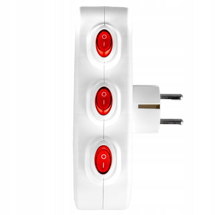 Разклонител с ключове, 3 гнезда