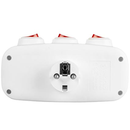 Разклонител с ключове, 3 гнезда