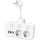 Разклонител за контакти с превключвател LINEA 2x230V + 4xUSB A/C SCHUKO бял