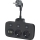Разклонител за контакти с превключвател LINEA 2x230V + 4xUSB A/C SCHUKO черен