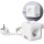 Разклонител куб с превключвател LINEA 3x230V + 4xUSB A/C бял