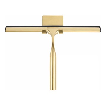 REA-72069 - Стъргалка за стъкло с държач в четкано злато